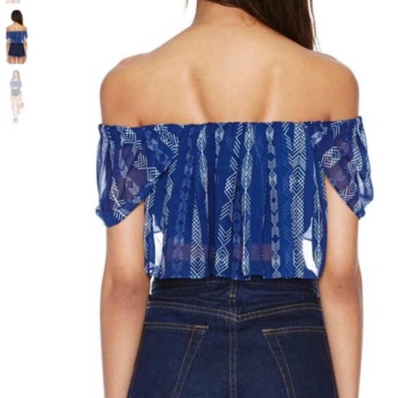 NastyGal Deserted crop top xs - Picture 2 of 4